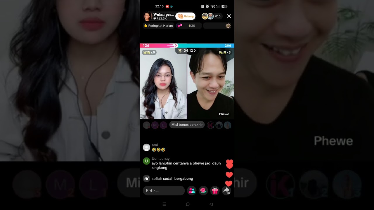Live Wulan a phewe lagi di Bali 😂