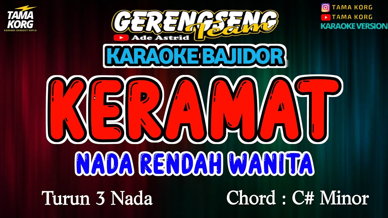 KERAMAT KARAOKE RHOMA IRAMA!! NADA WANITA | BAJIDOR