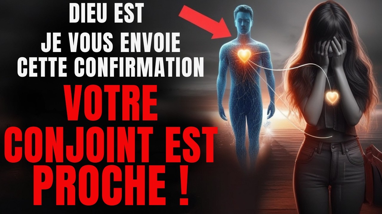 Ceci est votre confirmation. Dieu vous dit que l'amour arrive pour vous