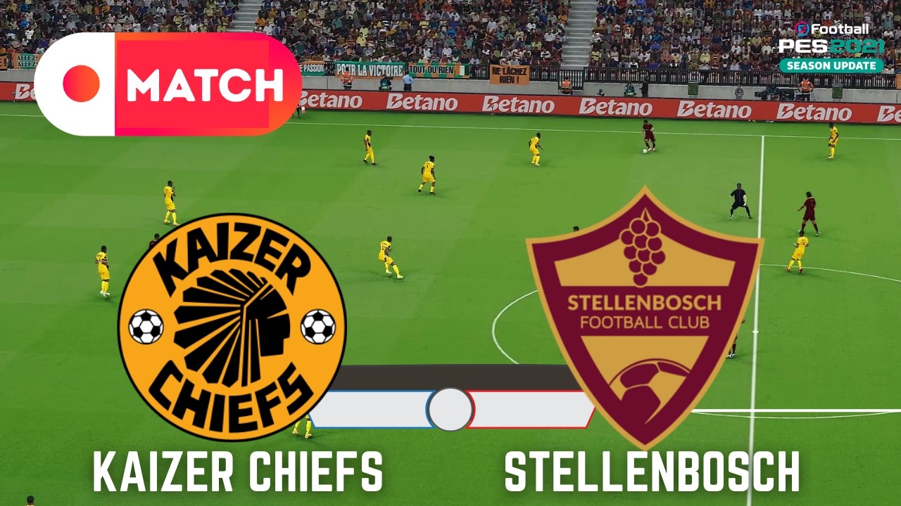 Kaizer Chiefs vs Stellenbosch | Premiership 2025 eFootball PES 21 Gameplay Simulation