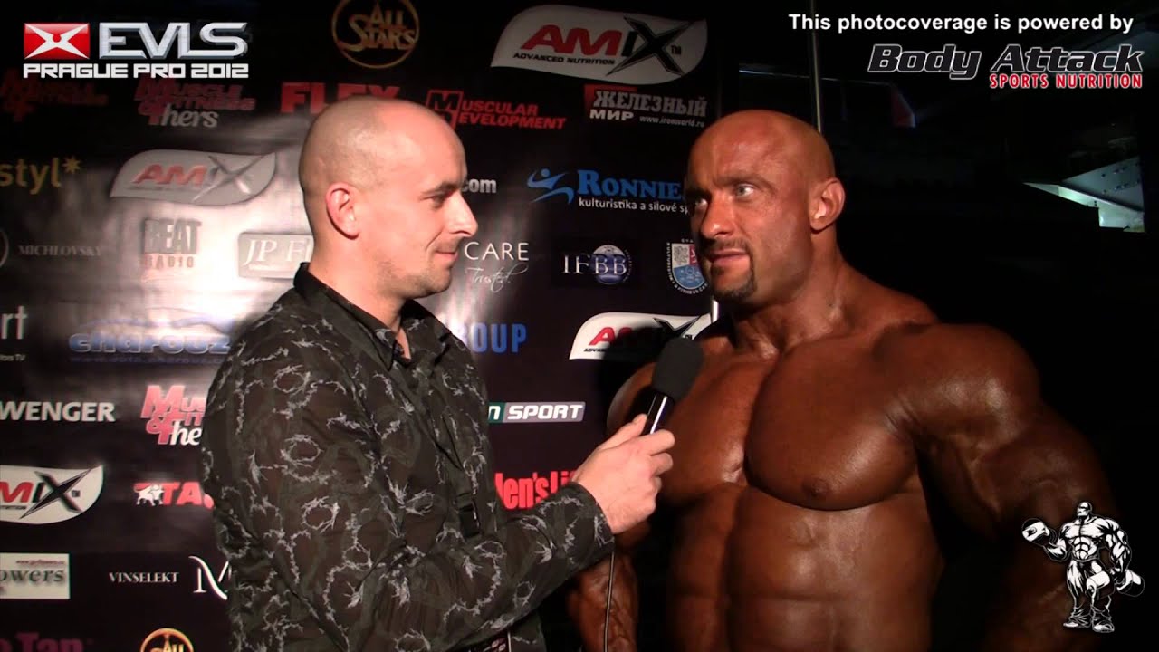 IFBB Prague Pro 2012 - wywiad Robert Piotrkowicz