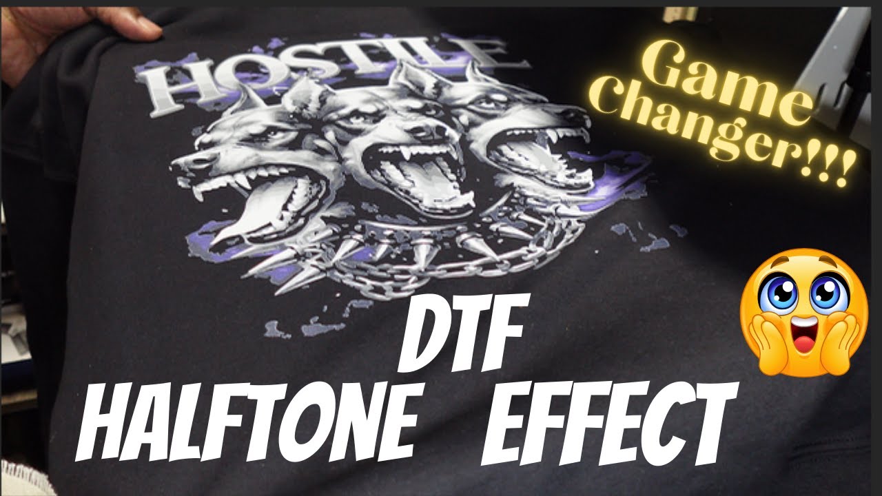 Achieving Professional Halftone Effects with Procolred DTF printer #viral #viralvideo