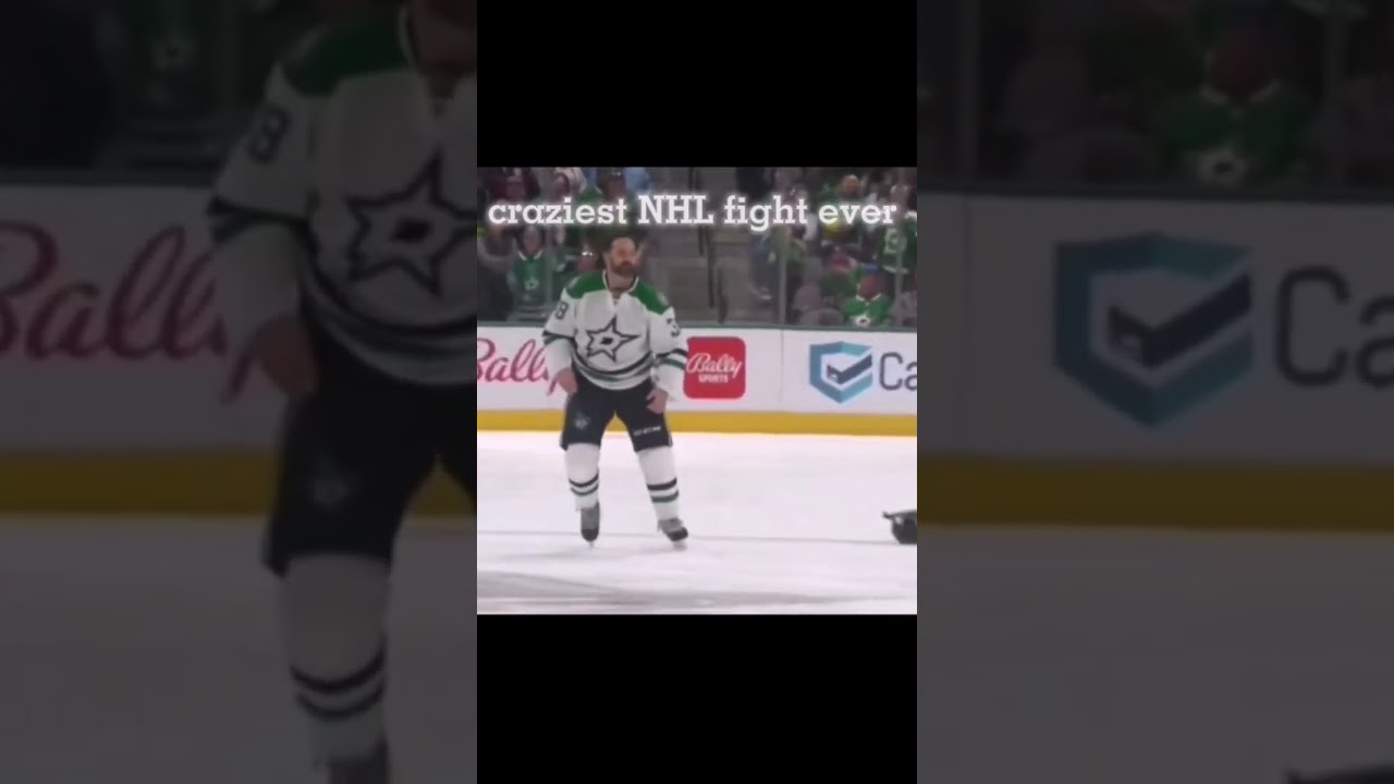 craziest NHL fight ever #nhl #hockey #edits