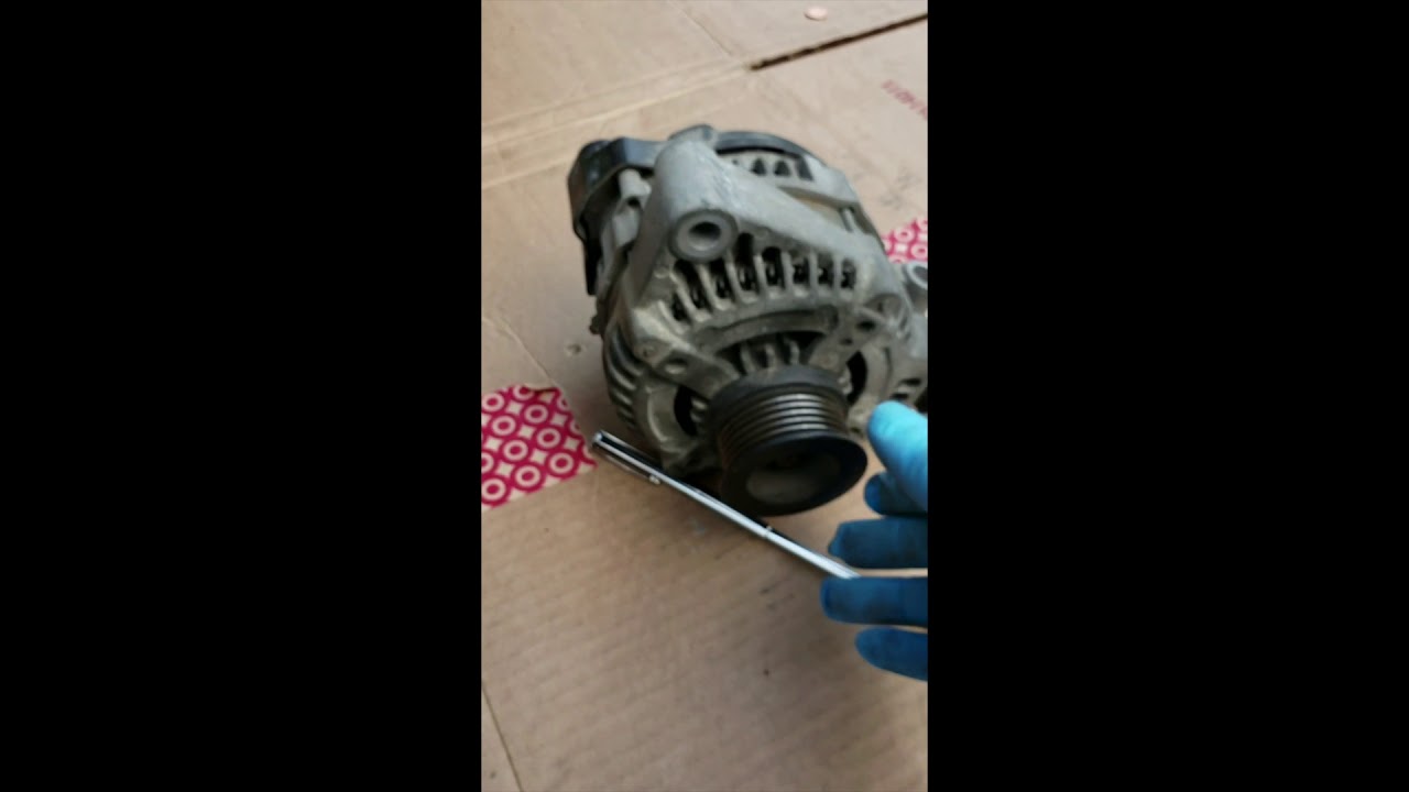How to change the alternator on a 2007 Range Rover HSE L322