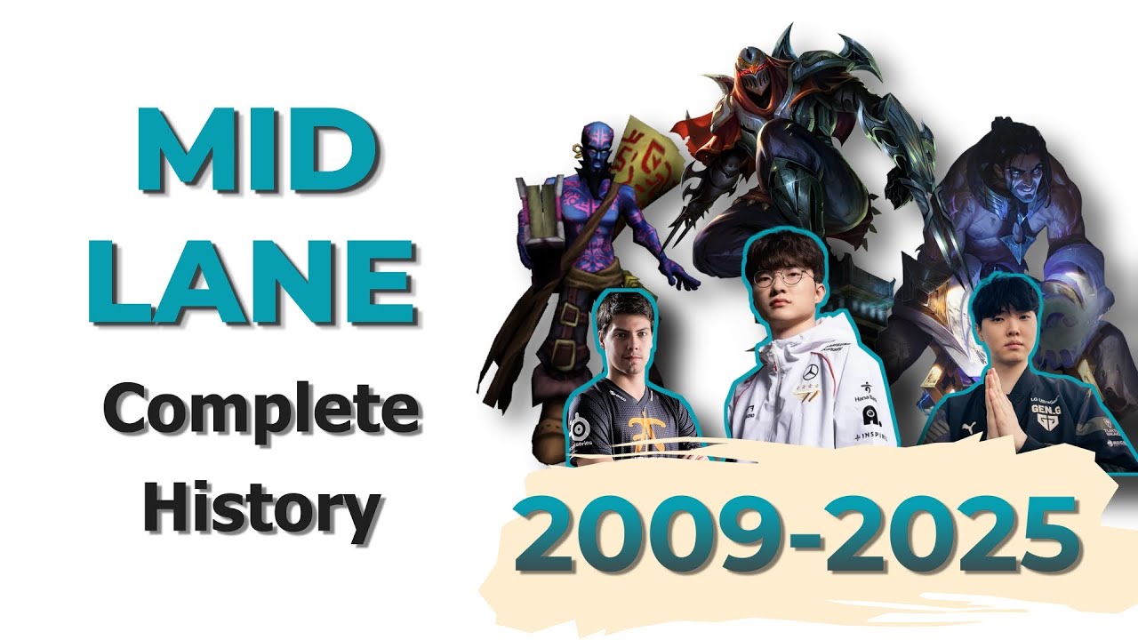 How the Mid Lane Shaped LOL &ndash; 15 Years of Change
