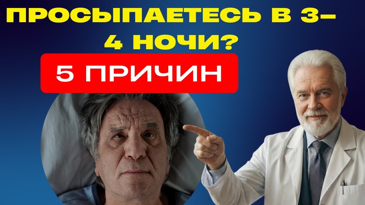 Почему вы просыпаетесь в 3–5 утра: 5 скрытых причин и решение | Секреты здоровья