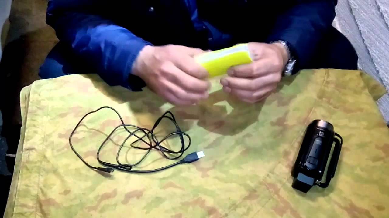 Зарядка видеокамеры отUSB