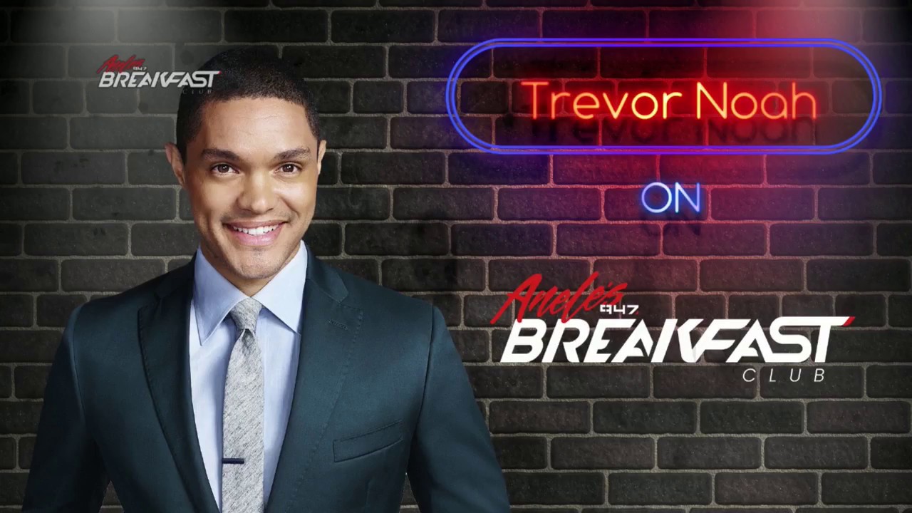 Trevor Noah Joins Anele's Breakfast Club for the morning