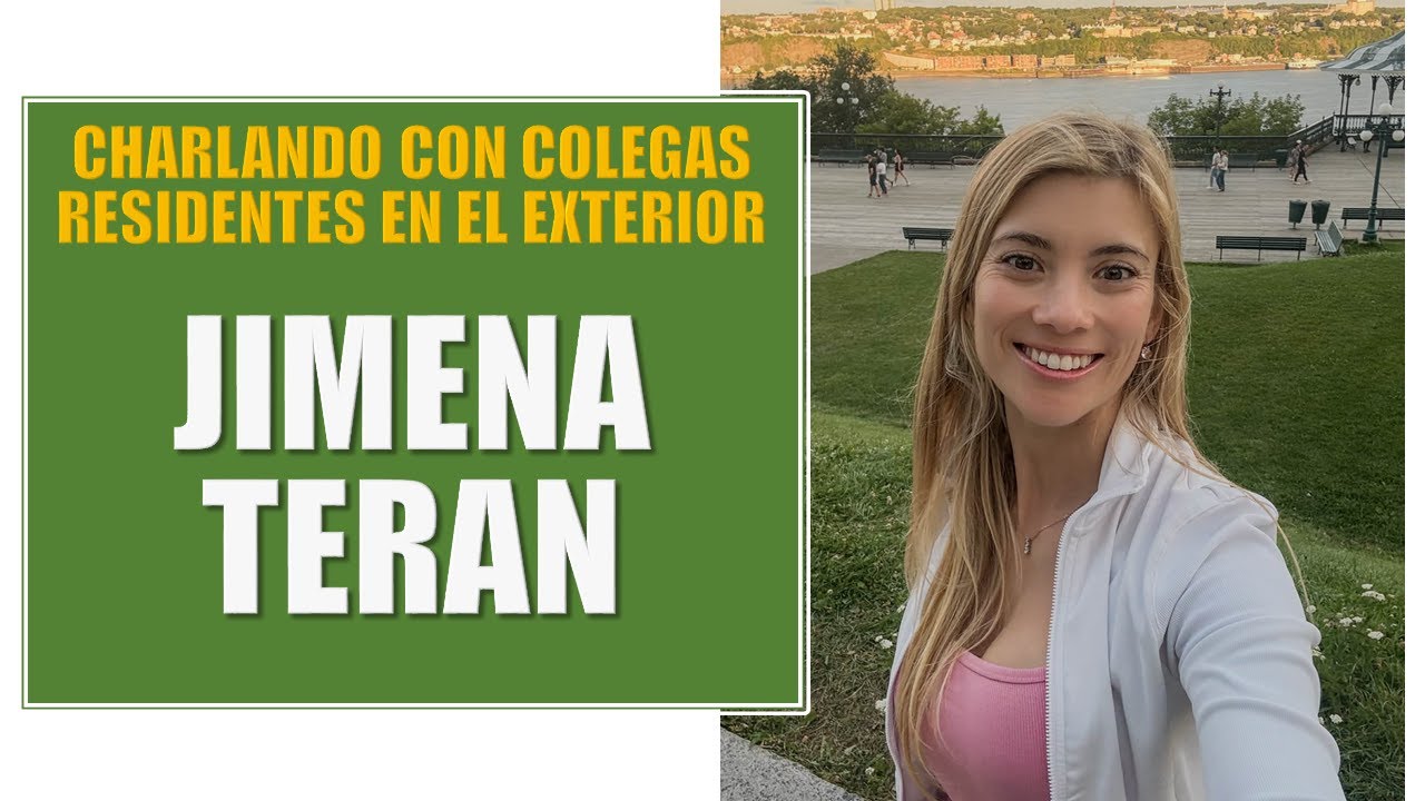 Charlando con colegas residentes en el exterior - Jimena Terán