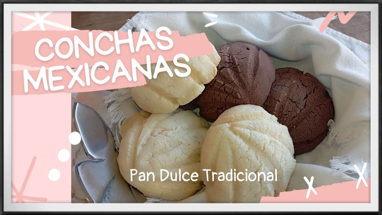 Conchas Mexicanas, Pan Dulce Tradicional #mexicanbread #easyrecipe #delicious #traditional