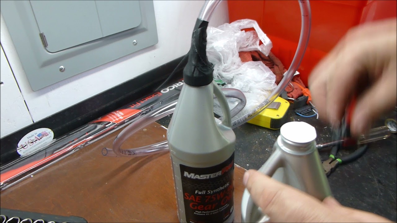Manual transmission fluid change. 2010 Nissan versa
