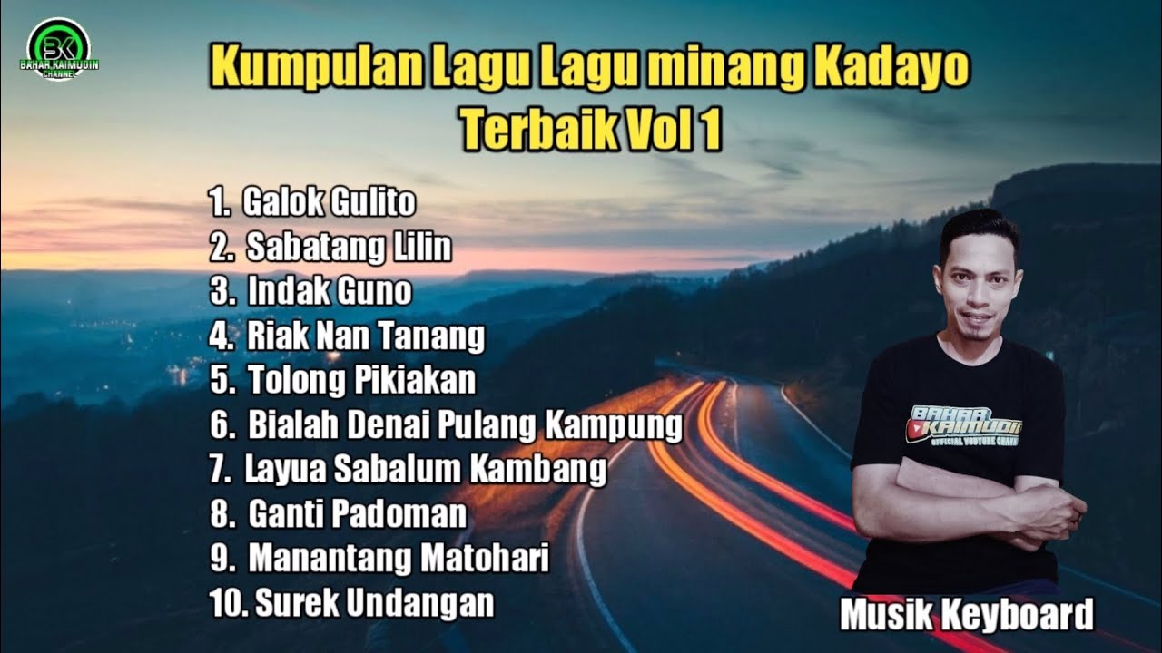 Lagu Lagu Minang Lamo Terbaik Vol 1 - Cover Keyboard