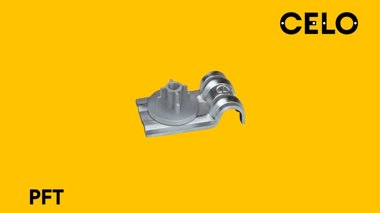 Metal conduit clip PFT for gas nailer CELO Fixings