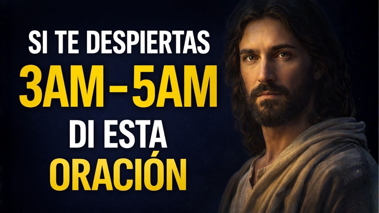 Si te despiertas entre las 3 y las 5 AM, DI esta Oración Poderosa (No es casualidad)