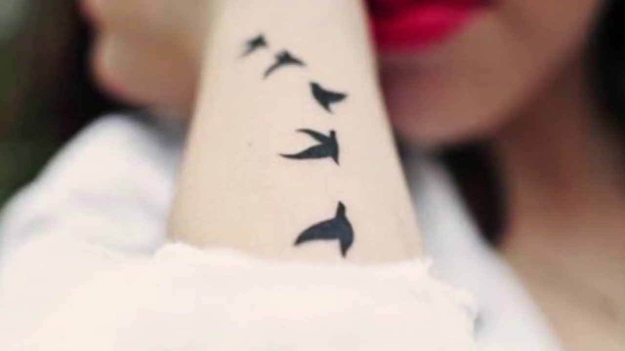 Side Wrist Tattoo Designs for Girls