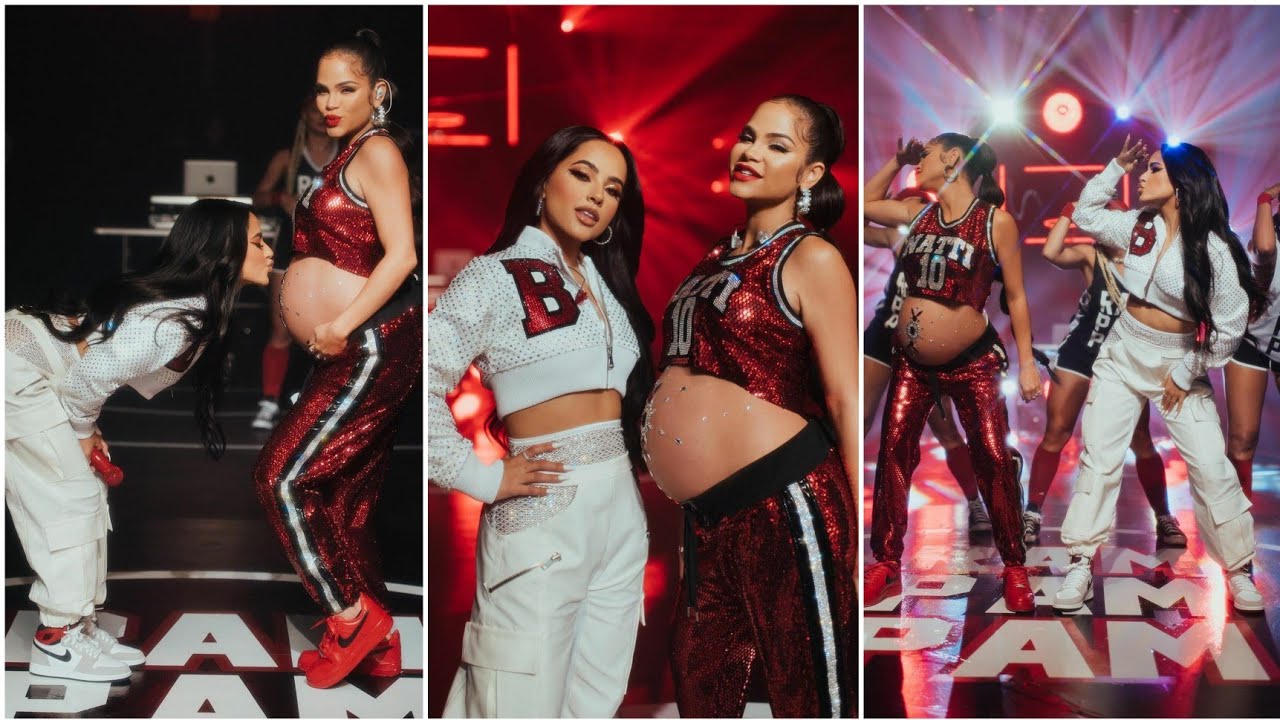 Becky G y Natti Natasha detr&aacute;s de c&aacute;maras de su presentaci&oacute;n en 