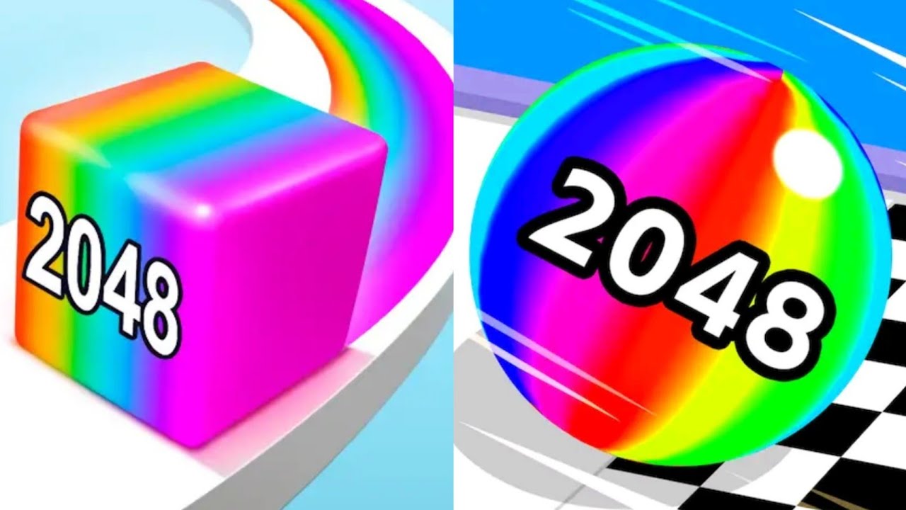 Jelly Run 2048 VS Ball Run 2048 Satisfying ASMR Gameplay (Android,ios) (New Update)