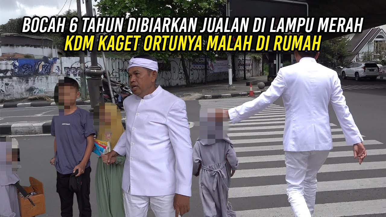 B0CAH 6 TAHUN DIBIARKAN JUALAN DI LAMPU MERAH | KDM KAGET ORTUNYA MALAH DI RUMAH
