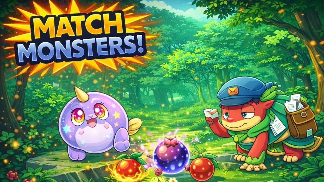 (Plato) Match Monster : Bubball - Slomail vs  Turtlelisk - Bonzumi [Stage : Forest Valley]