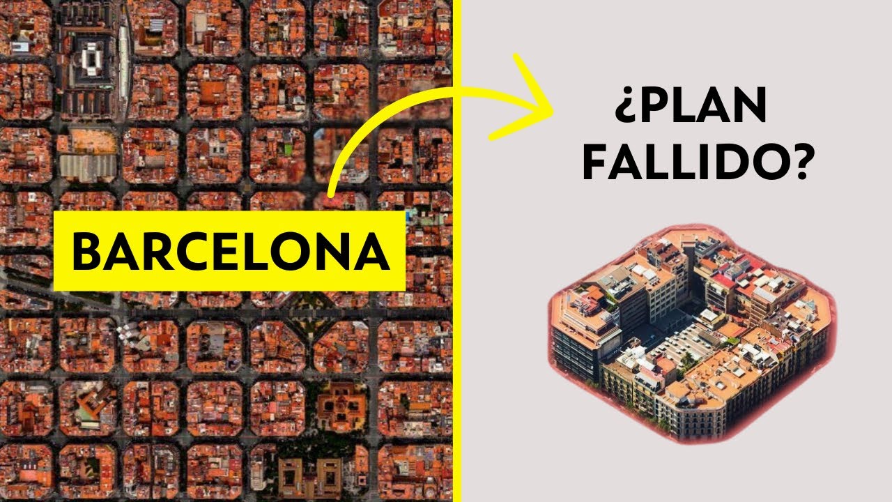 ¿Por qué BARCELONA es INCREIBLEMENTE CUADRADA?