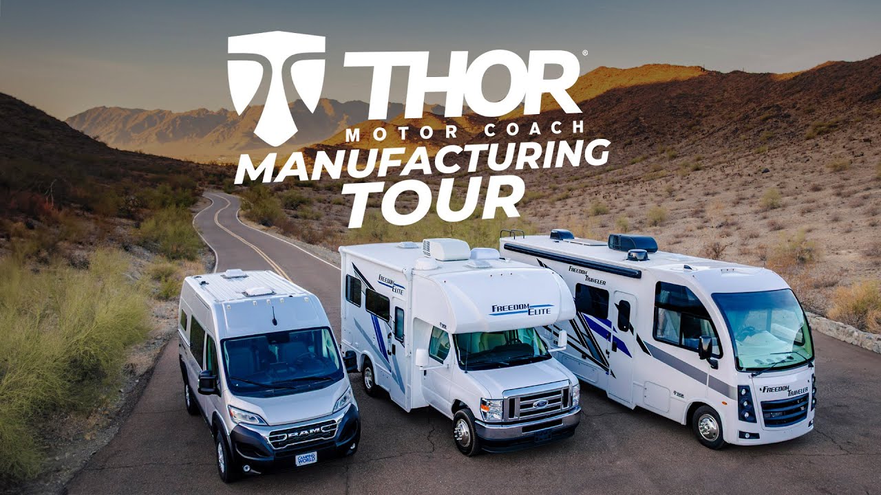 Экскурсия по заводу автодомов Thor Motor | Самые продаваемые автодома в Америке