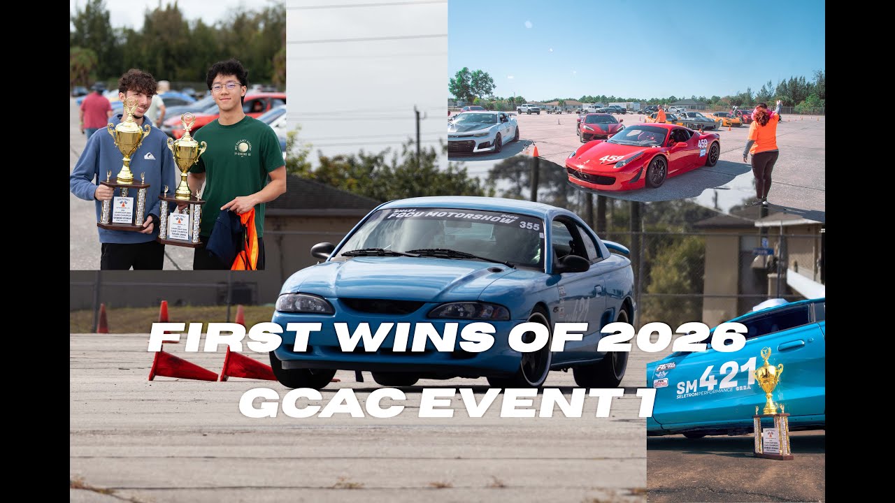 Driving a FERRARI CHALLENGE CAR! Gulf Coast Autocrossers Event #1 2026