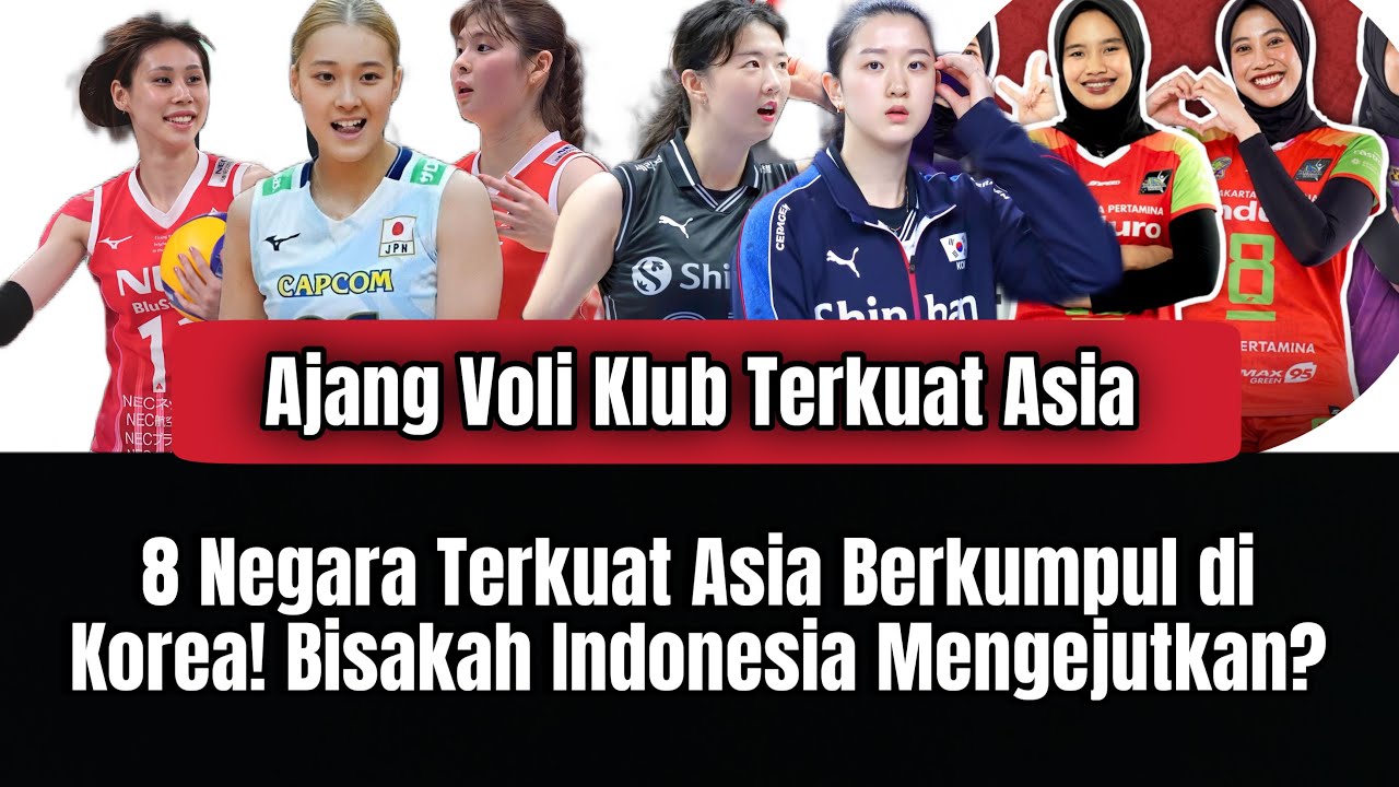 Indonesia Ikut! Turnamen Voli Klub Terbesar Asia Digelar di Korea Selatan!
