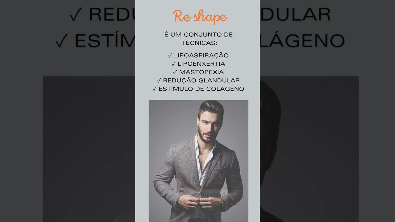 Reshape de mamas masculinas