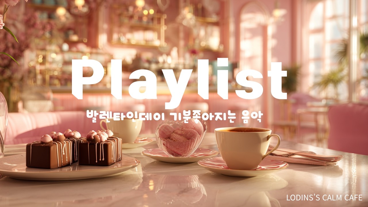 [Playlist] ☕ Lordin's Calm Cafe | 기분이 좋아지는 발렌타인데이 카페음악