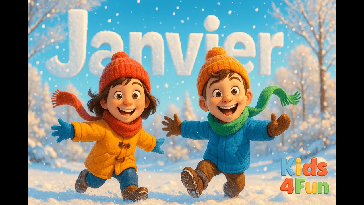 🎶❄️Bonjour Janvier &ndash; La chanson pour enfants de la nouvelle ann&eacute;e 🎶❄️