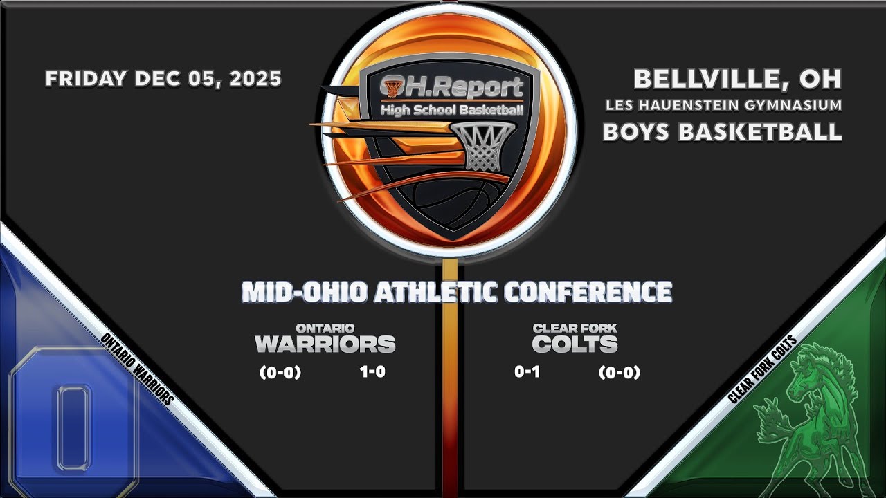 Ontario @ Clear Fork - MOAC Boys Hoops