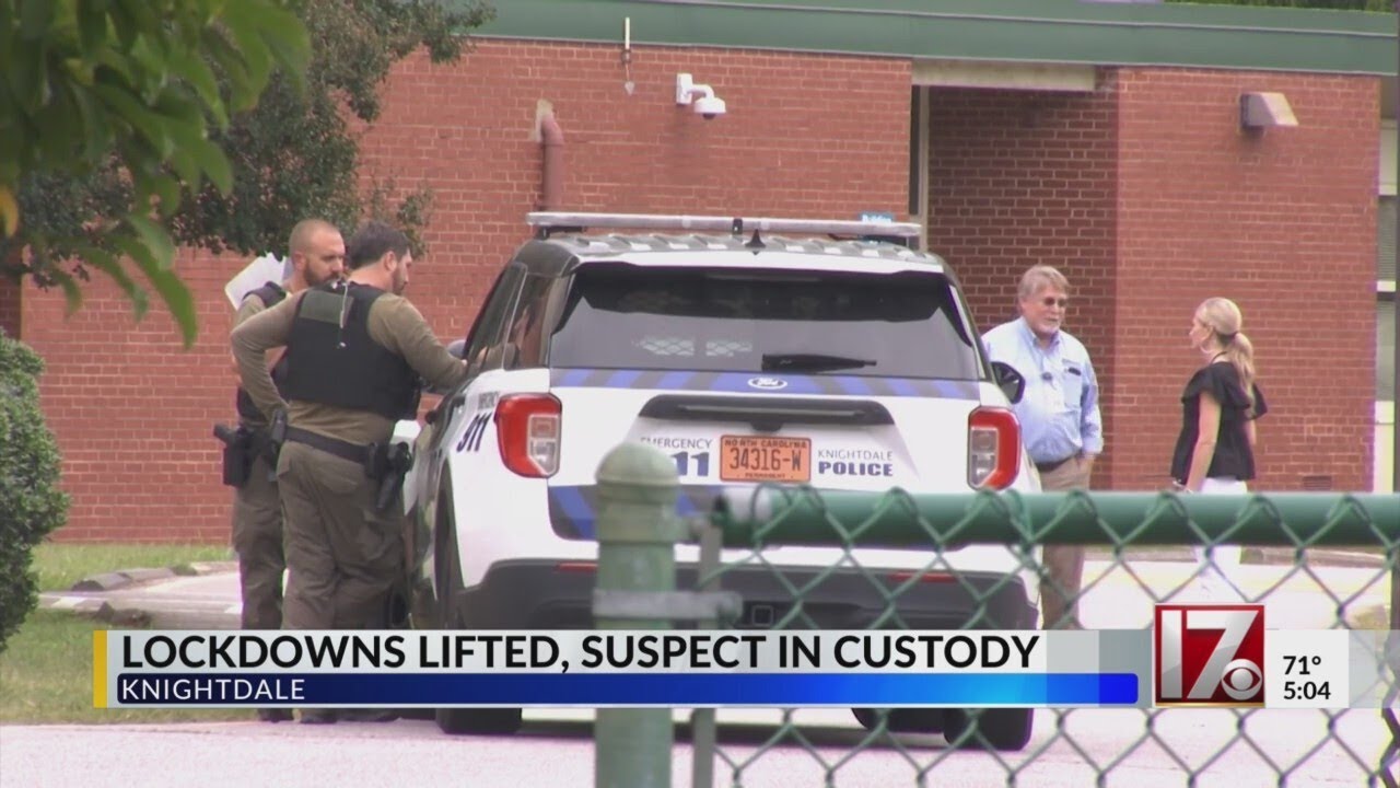 Lockdowns lifted at 3 Knightdale schools; escaped suspect back in custody