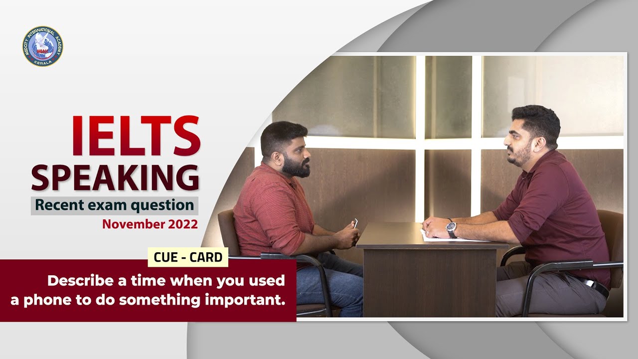 IELTS Speaking Recent Exam Question