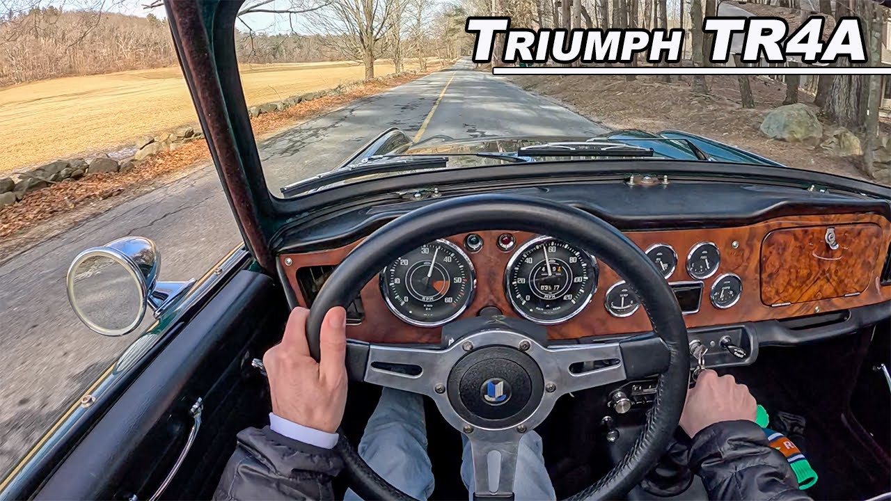 1966 Triumph TR4A - The Classic British Roadster You Can AFFORD To OWN (POV Binaural Audio)