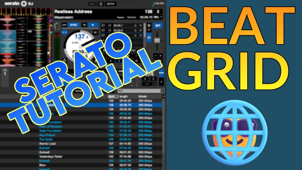 Serato DJ Tutorial 📢 BEATGRID 