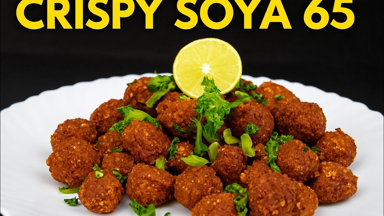 Crispy Soya 65 | कुरकुरीत सोया स्नॅक | Perfect Party Starter