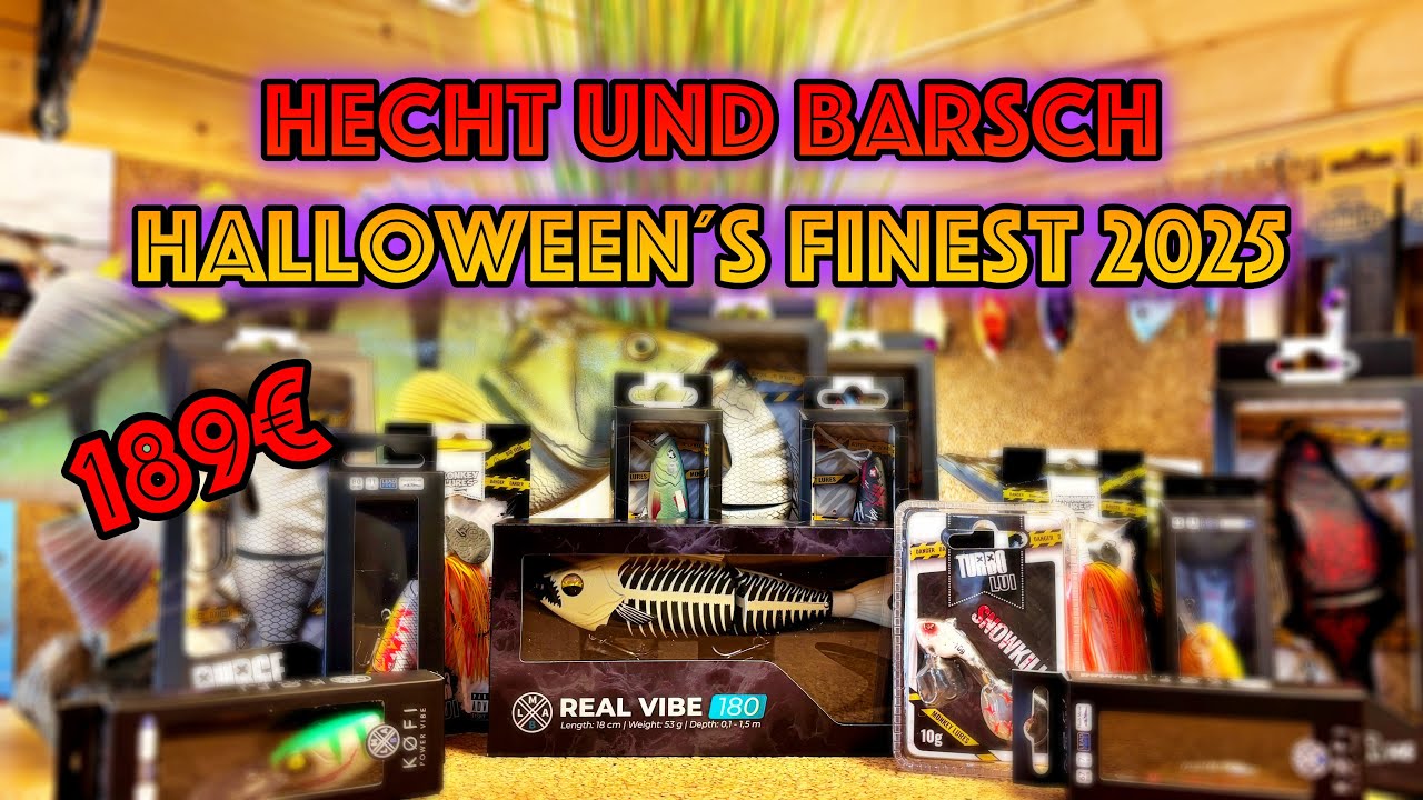 Zum fischen zu schade? 🎃 ALLE Hecht und Barsch Halloween Sonderfarben