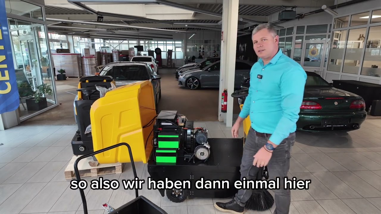 Erklärvideo – Kehrmaschine Tendyck KM-80 von Tendyck-Maschinen