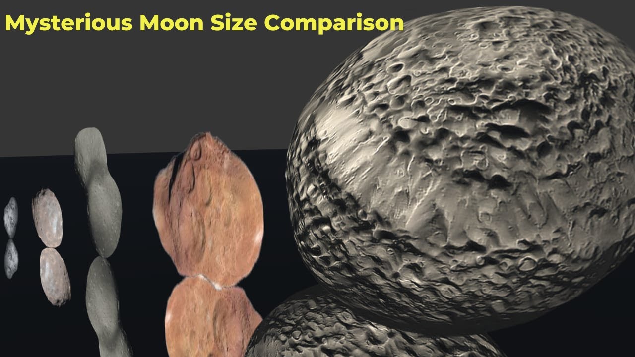 Mysterious Moon Size Comparison |3D Animation | 3D Comparison |