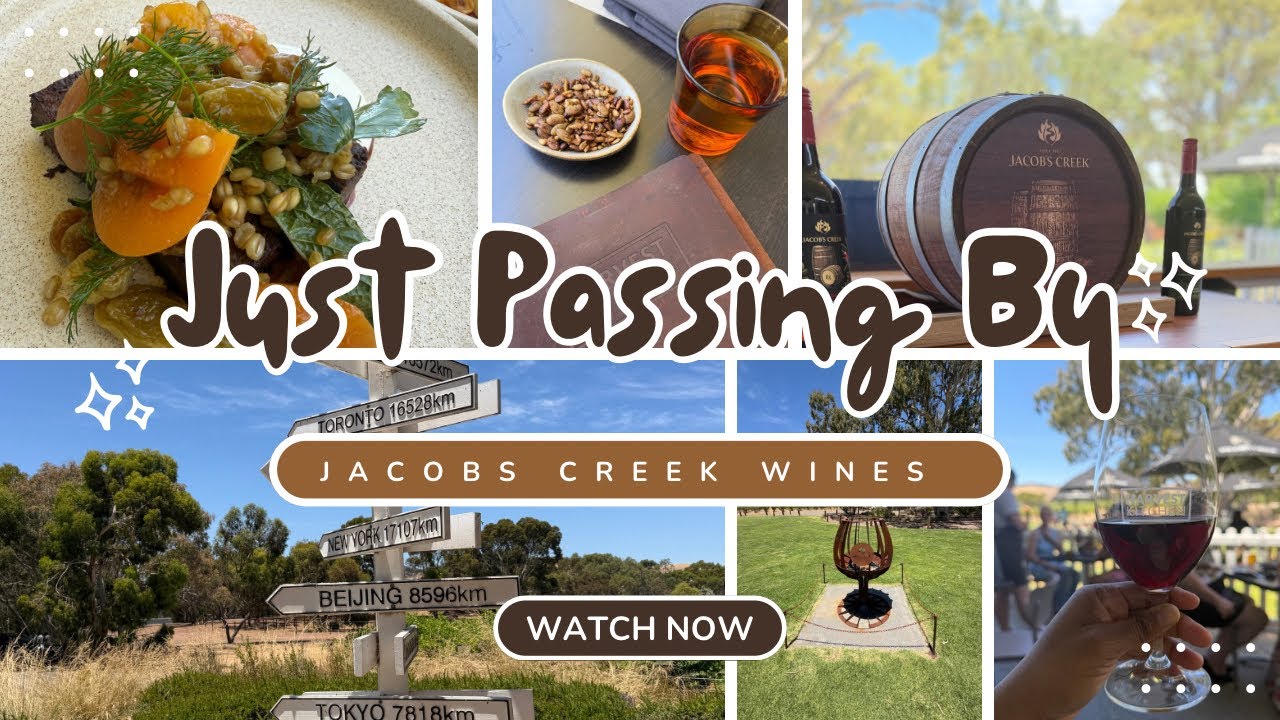 Come with me for an 8 course meal experience at Jacob’s Creek #southaustralia #familytime #foodie 