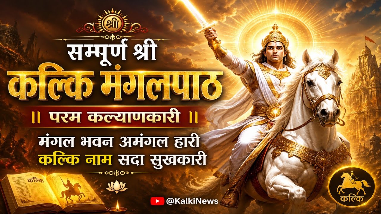 सम्पूर्ण श्री कल्कि मंगलपाठ परम कल्याणकारी, मंगल भवन अमंगल हारी कल्कि नाम सदा सुखकारी - कल्कि न्यूज़