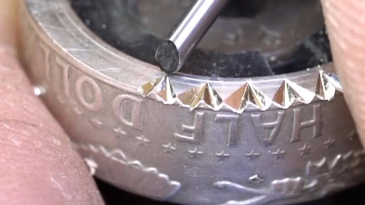 Making the French Cut Half Dollar Coin Ring