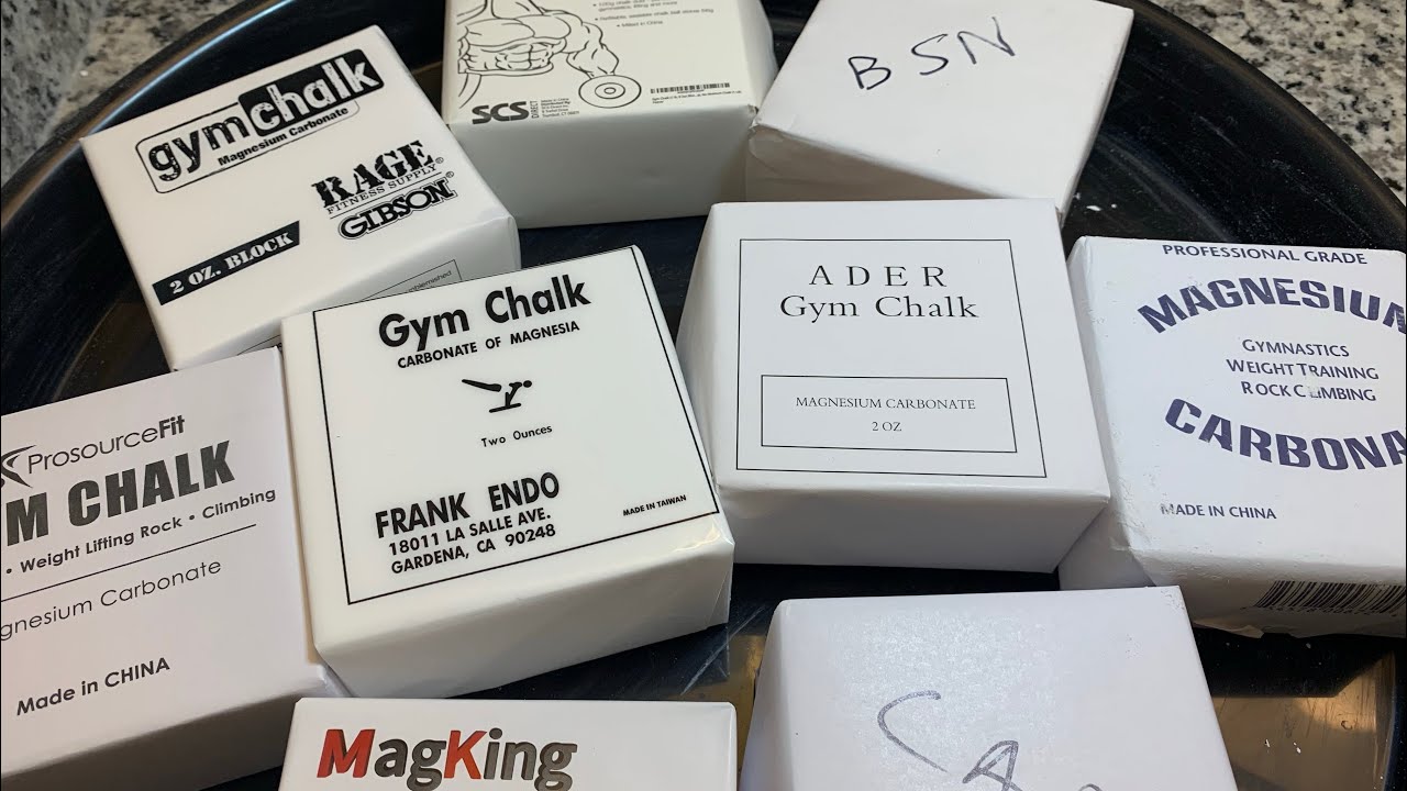BATTLE OF THE BRANDS | 9 Brands Gym Chalk Comparison Crush | ASMR | Satisfying