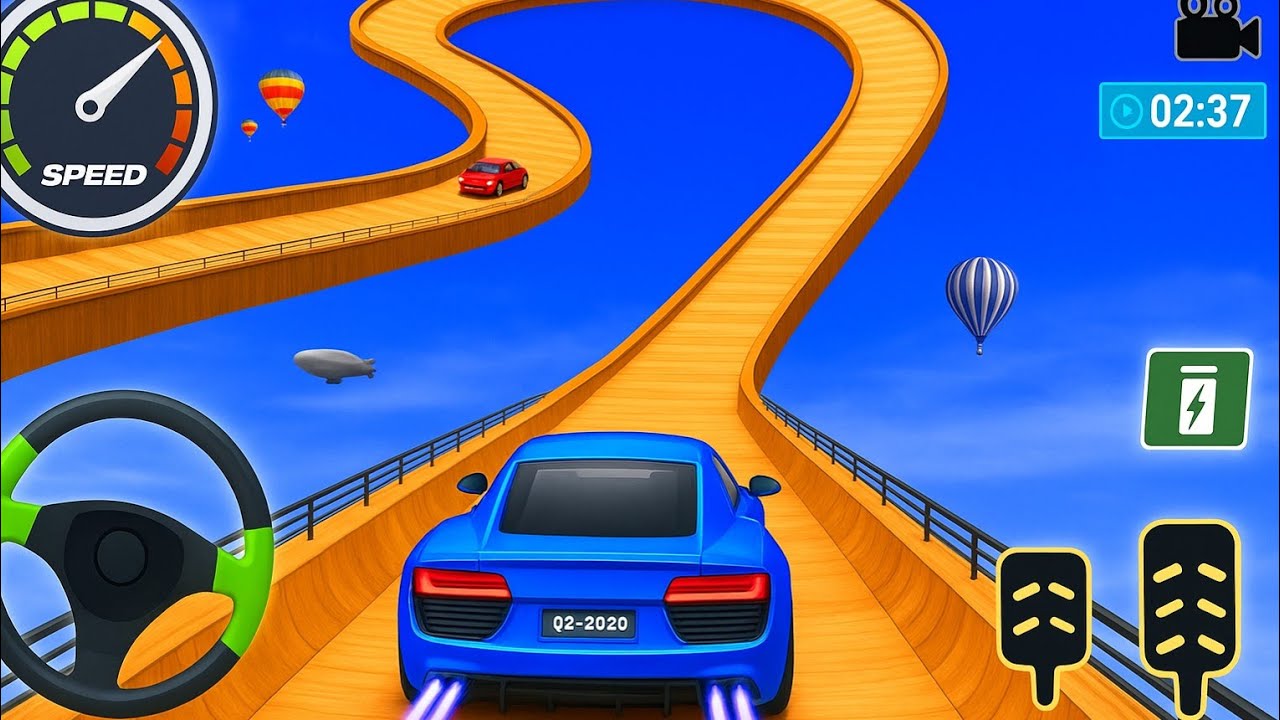 GT Car Stunt Master 3D – Mega Ramp Impossible Car Racing Game