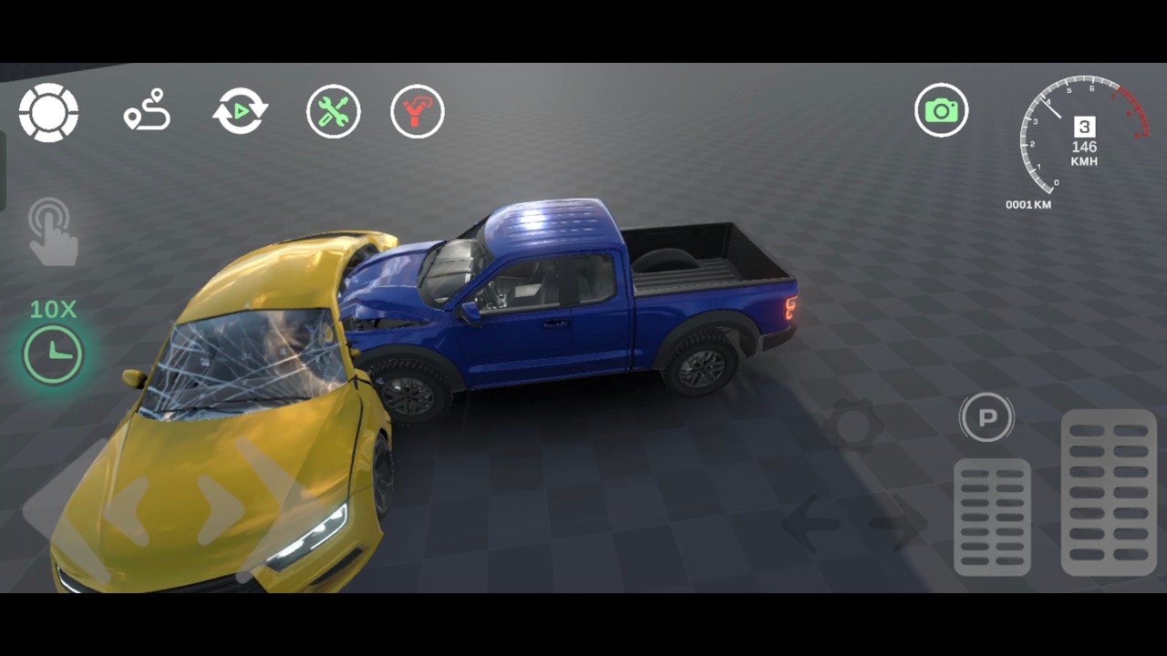 💥 T-BONE IMPACT! Blue Pickup Truck Smashes Into Phantom Pulse | FlexicX