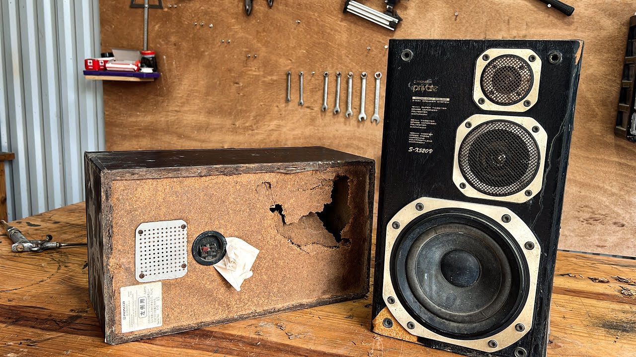 Restoration Of Long Abandoned Pioneer Private S-x520v Speakers // Restore It To Its Original State