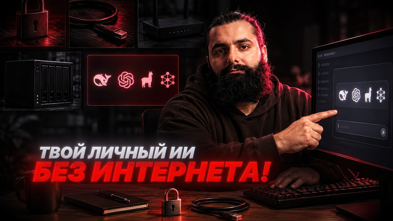 Твой ChatGPT сливает данные. Запусти нейросеть локально! (Без интернета)