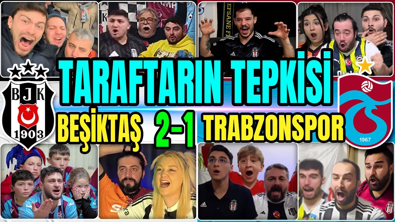FANATİK TARAFTARLARIN BEŞİKTAŞ 2-1 TRABZONSPOR MAÇINA ÇILGIN TEPKİLERİ 😂😍🔥😱 | TARAFTARIN TEPKİSİ