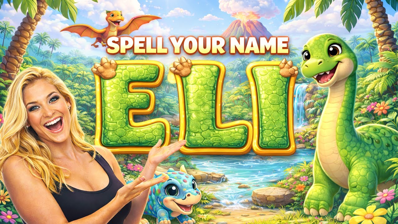 Learn to spell your name ELI with me!