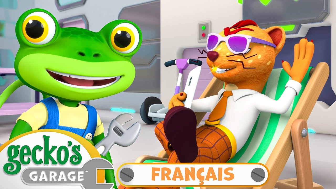 Une journée de détente pour Weasal | Le Garage de Gecko｜Camions pour enfants